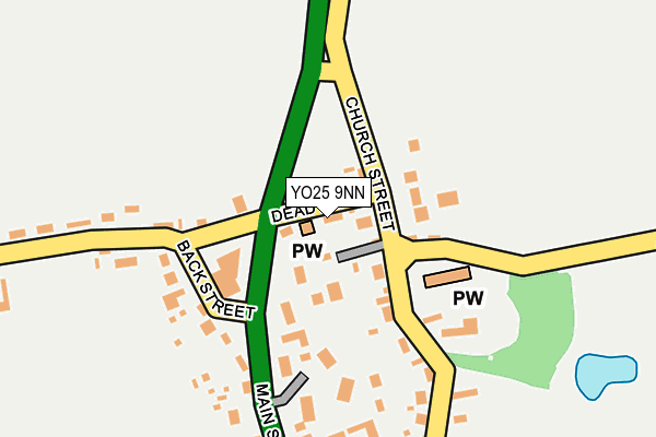YO25 9NN map - OS OpenMap – Local (Ordnance Survey)