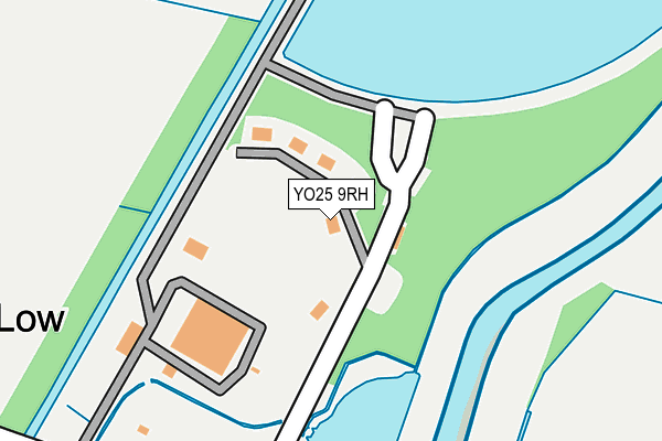 YO25 9RH map - OS OpenMap – Local (Ordnance Survey)