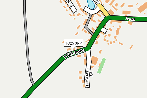 YO25 9RP map - OS OpenMap – Local (Ordnance Survey)