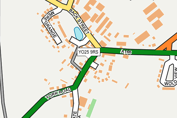 YO25 9RS map - OS OpenMap – Local (Ordnance Survey)