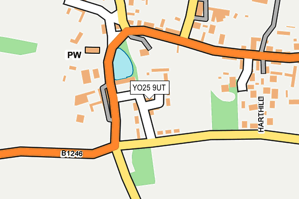 YO25 9UT map - OS OpenMap – Local (Ordnance Survey)