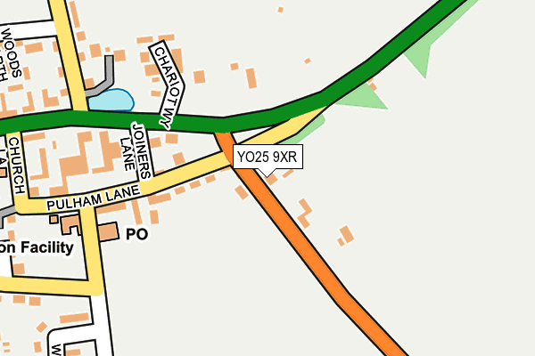 YO25 9XR map - OS OpenMap – Local (Ordnance Survey)