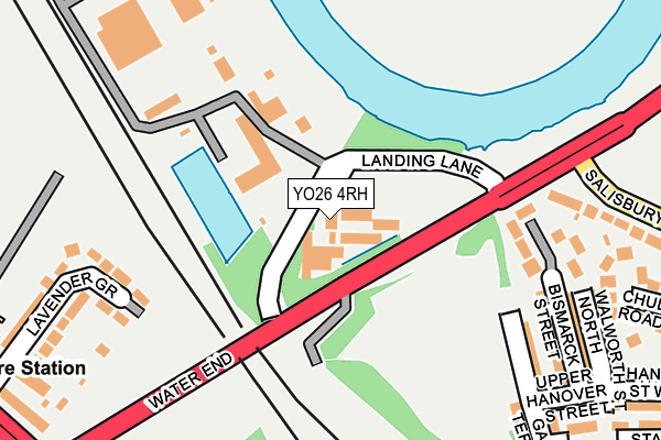 YO26 4RH map - OS OpenMap – Local (Ordnance Survey)