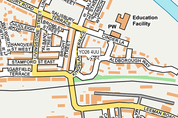 YO26 4UU map - OS OpenMap – Local (Ordnance Survey)