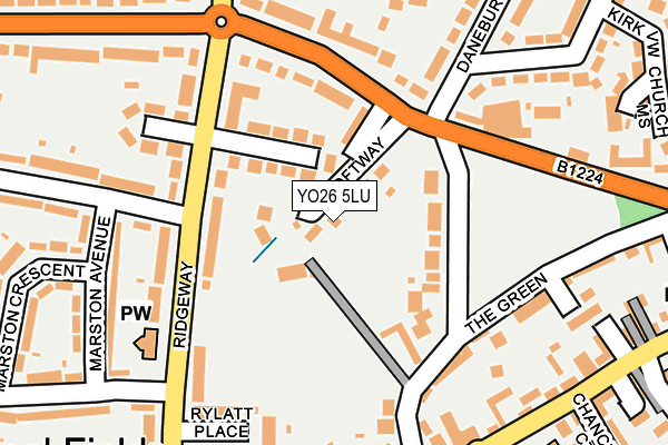 YO26 5LU map - OS OpenMap – Local (Ordnance Survey)