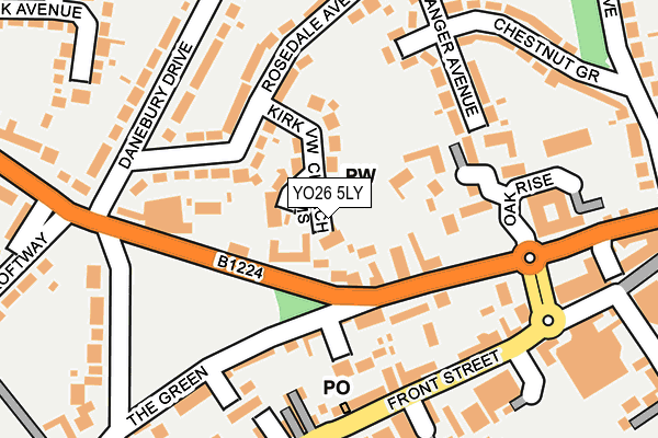YO26 5LY map - OS OpenMap – Local (Ordnance Survey)