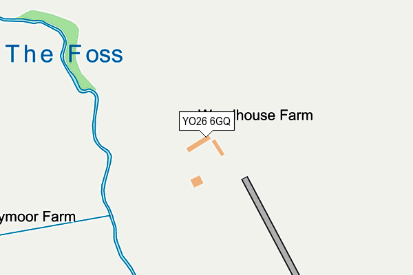 YO26 6GQ map - OS OpenMap – Local (Ordnance Survey)
