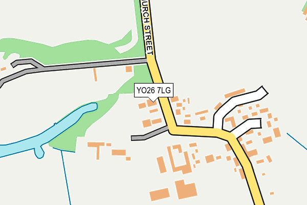 YO26 7LG map - OS OpenMap – Local (Ordnance Survey)