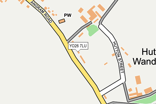 YO26 7LU map - OS OpenMap – Local (Ordnance Survey)