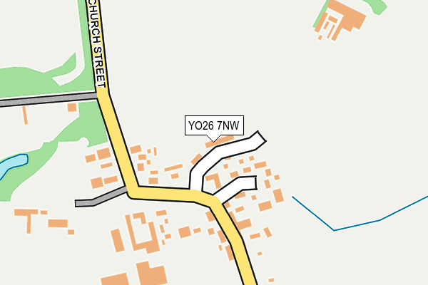 YO26 7NW map - OS OpenMap – Local (Ordnance Survey)