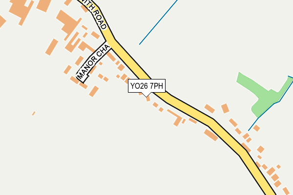 YO26 7PH map - OS OpenMap – Local (Ordnance Survey)