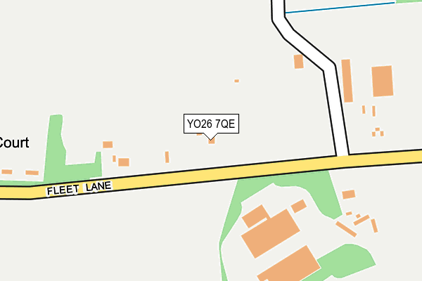 YO26 7QE map - OS OpenMap – Local (Ordnance Survey)