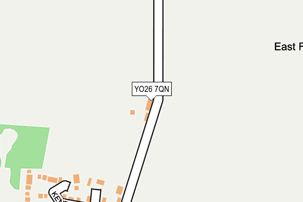 YO26 7QN map - OS OpenMap – Local (Ordnance Survey)