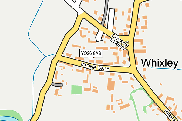 YO26 8AS map - OS OpenMap – Local (Ordnance Survey)
