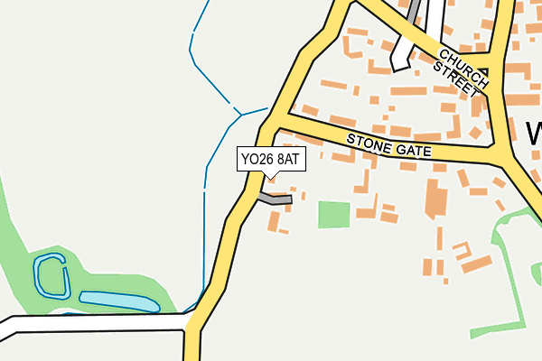 YO26 8AT map - OS OpenMap – Local (Ordnance Survey)