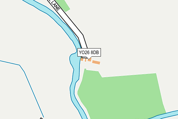 YO26 8DB map - OS OpenMap – Local (Ordnance Survey)