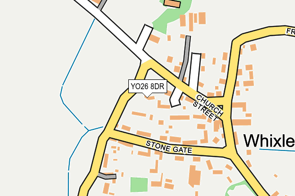 YO26 8DR map - OS OpenMap – Local (Ordnance Survey)