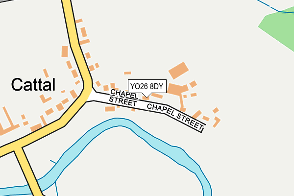 YO26 8DY map - OS OpenMap – Local (Ordnance Survey)