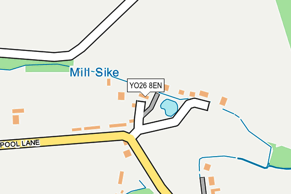 YO26 8EN map - OS OpenMap – Local (Ordnance Survey)