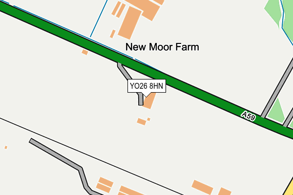 YO26 8HN map - OS OpenMap – Local (Ordnance Survey)