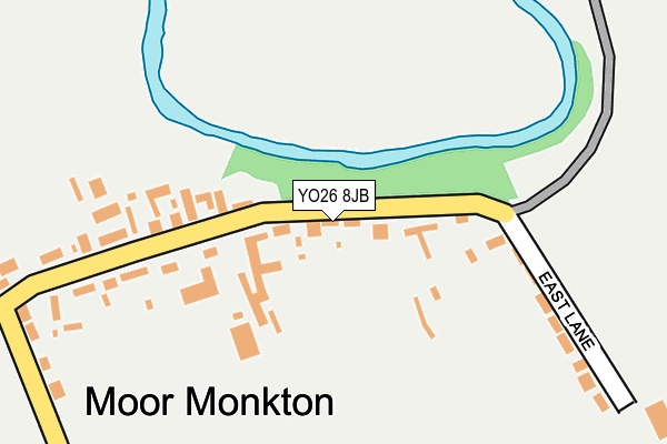 YO26 8JB map - OS OpenMap – Local (Ordnance Survey)