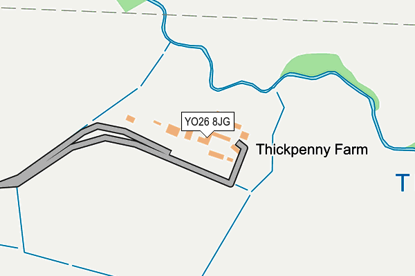 YO26 8JG map - OS OpenMap – Local (Ordnance Survey)