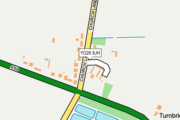 YO26 8JH map - OS OpenMap – Local (Ordnance Survey)