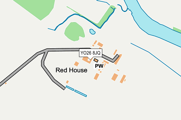 YO26 8JQ map - OS OpenMap – Local (Ordnance Survey)