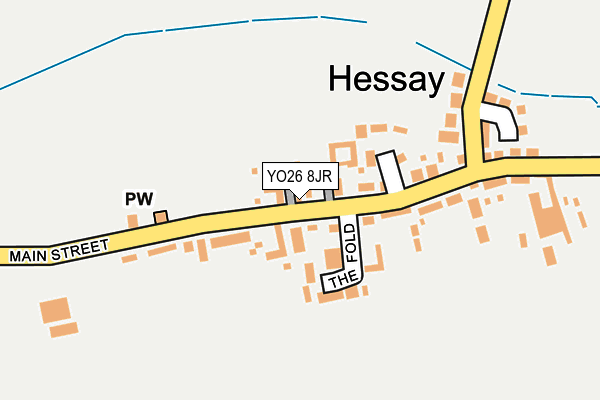 YO26 8JR map - OS OpenMap – Local (Ordnance Survey)