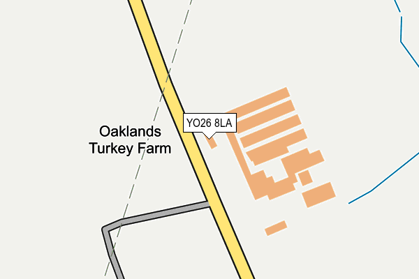 YO26 8LA map - OS OpenMap – Local (Ordnance Survey)