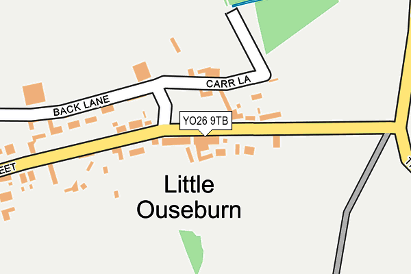 YO26 9TB map - OS OpenMap – Local (Ordnance Survey)