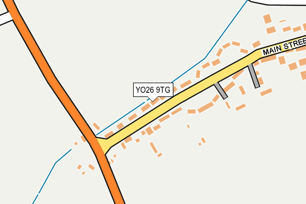 YO26 9TG map - OS OpenMap – Local (Ordnance Survey)