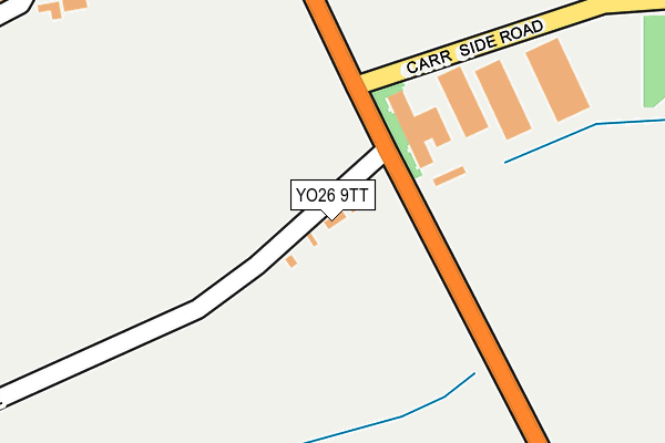 YO26 9TT map - OS OpenMap – Local (Ordnance Survey)