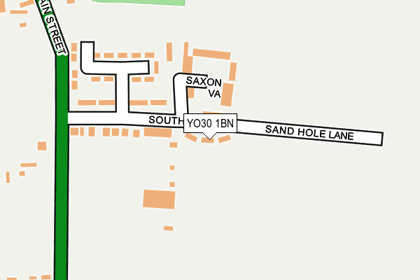 YO30 1BN map - OS OpenMap – Local (Ordnance Survey)