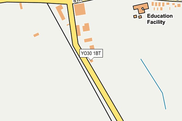 YO30 1BT map - OS OpenMap – Local (Ordnance Survey)