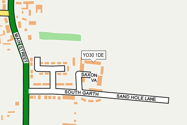 YO30 1DE map - OS OpenMap – Local (Ordnance Survey)