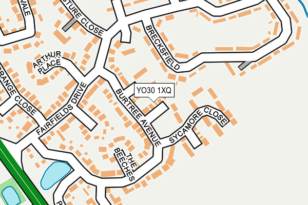 YO30 1XQ map - OS OpenMap – Local (Ordnance Survey)