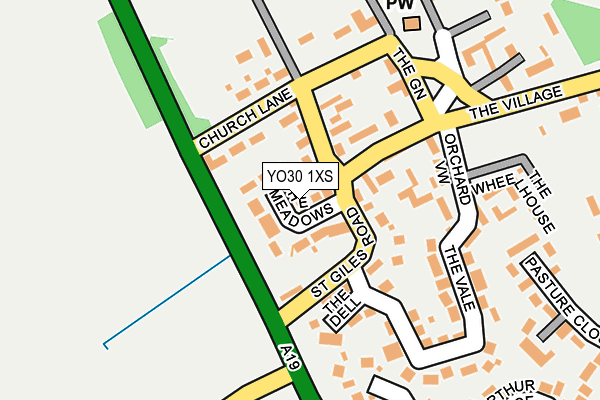 YO30 1XS map - OS OpenMap – Local (Ordnance Survey)