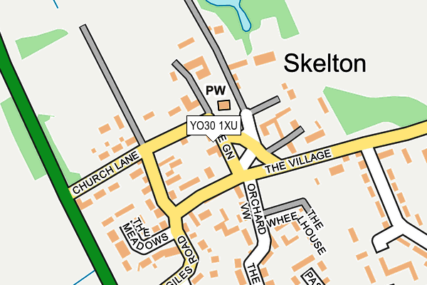 YO30 1XU map - OS OpenMap – Local (Ordnance Survey)