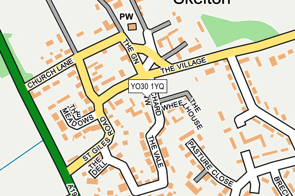 YO30 1YQ map - OS OpenMap – Local (Ordnance Survey)