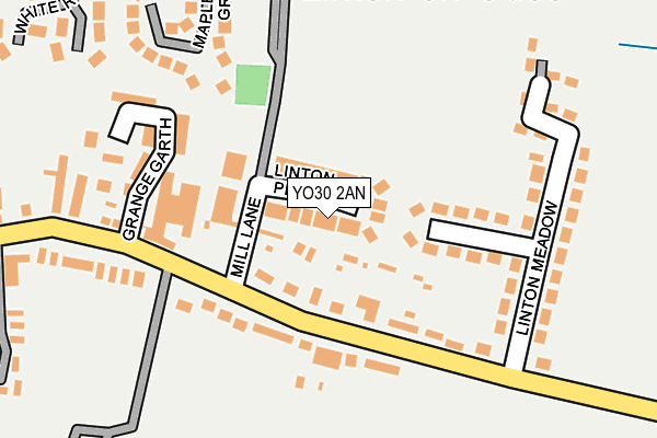 YO30 2AN map - OS OpenMap – Local (Ordnance Survey)