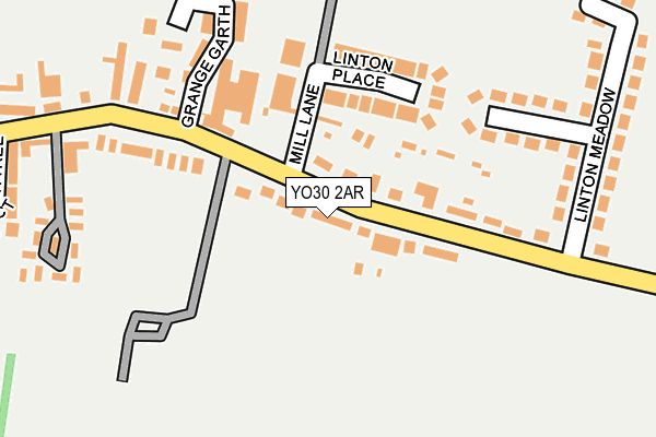 YO30 2AR map - OS OpenMap – Local (Ordnance Survey)