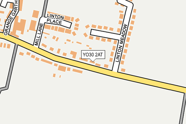 YO30 2AT map - OS OpenMap – Local (Ordnance Survey)