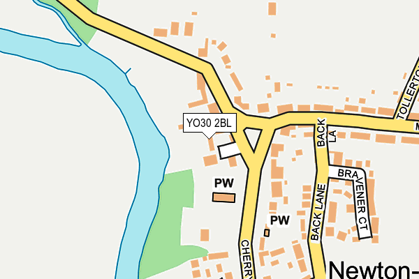 YO30 2BL map - OS OpenMap – Local (Ordnance Survey)