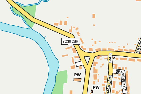 YO30 2BR map - OS OpenMap – Local (Ordnance Survey)