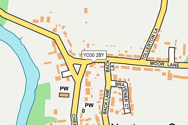 YO30 2BY map - OS OpenMap – Local (Ordnance Survey)