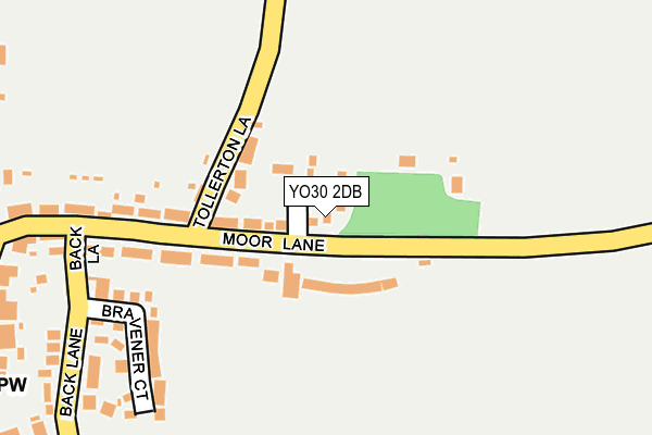 YO30 2DB map - OS OpenMap – Local (Ordnance Survey)