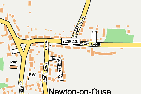 YO30 2DD map - OS OpenMap – Local (Ordnance Survey)