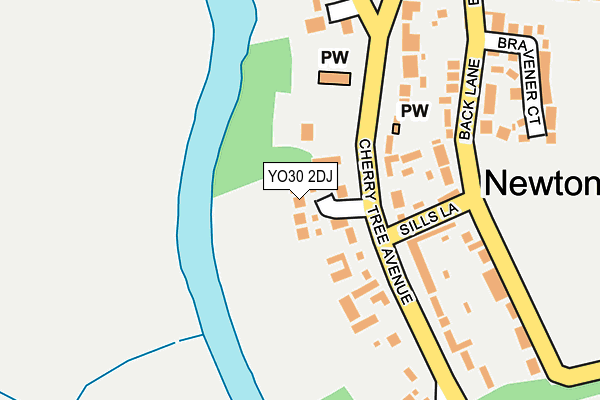 YO30 2DJ map - OS OpenMap – Local (Ordnance Survey)