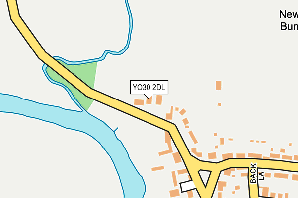 YO30 2DL map - OS OpenMap – Local (Ordnance Survey)